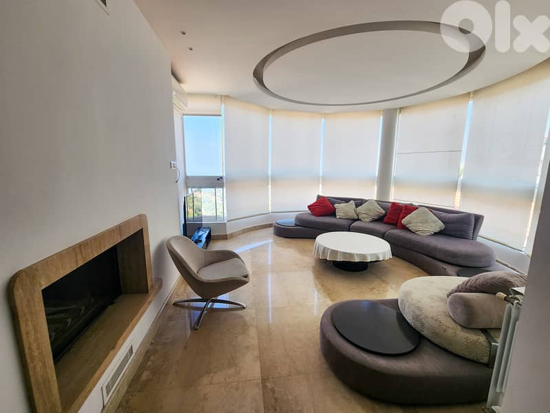 250 SQM Apartment in Broumana Metn with Mountain and Sea View 0