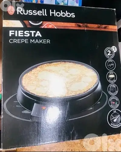 RUSSELL HOBBS CREPE MAKER FIESTA-NEW