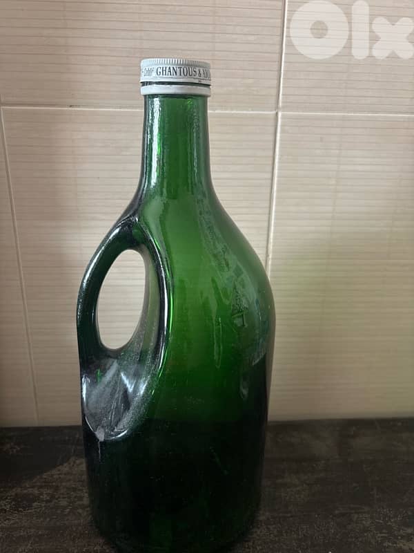 Vintage Green Glass “Ghantous&Abou Raad” 0
