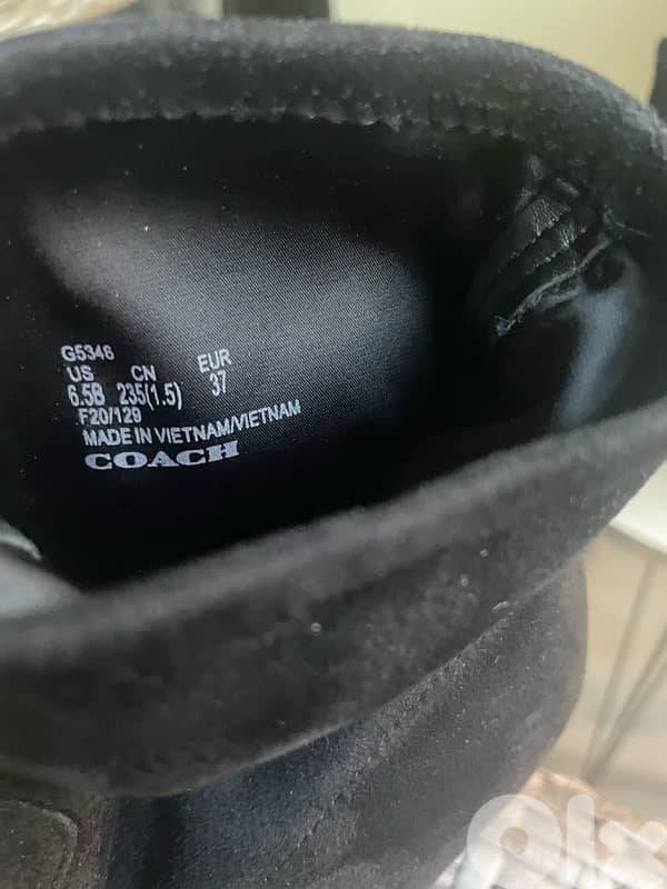 Coach boot 6