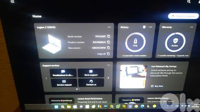 Lenovo Legion 5i 15IRX10 83LY0000US – Core i7 14700HX – RTX 5060 1