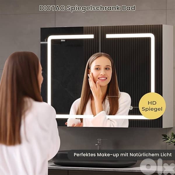 IKEA bathroom mirror with cabinet 1