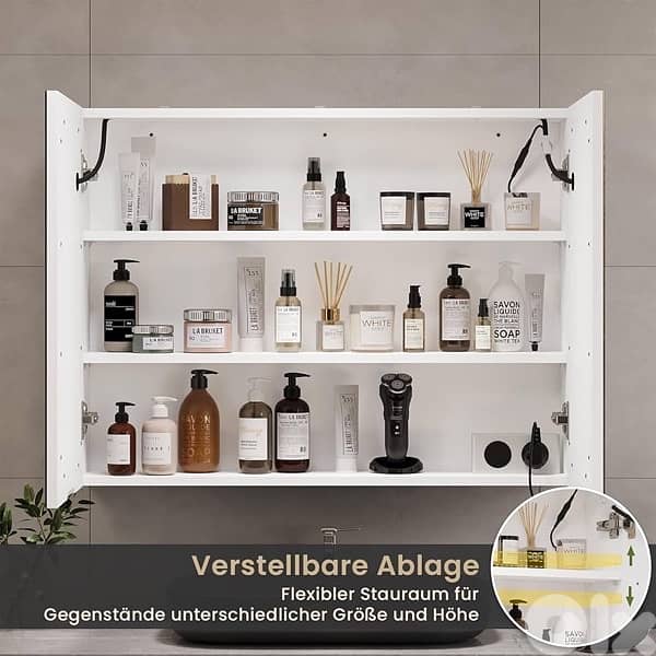 IKEA bathroom mirror with cabinet 4