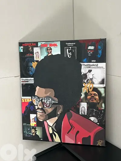 the weeknd painting