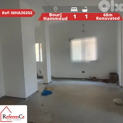 Renovated apartment in Bourj Hammoud شقة مجددة في برج حمود