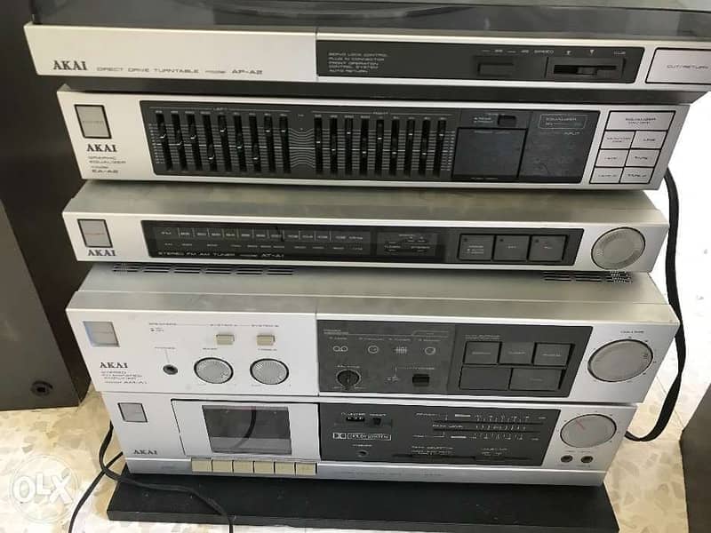 Akai complete sound system (7 pieces) 1