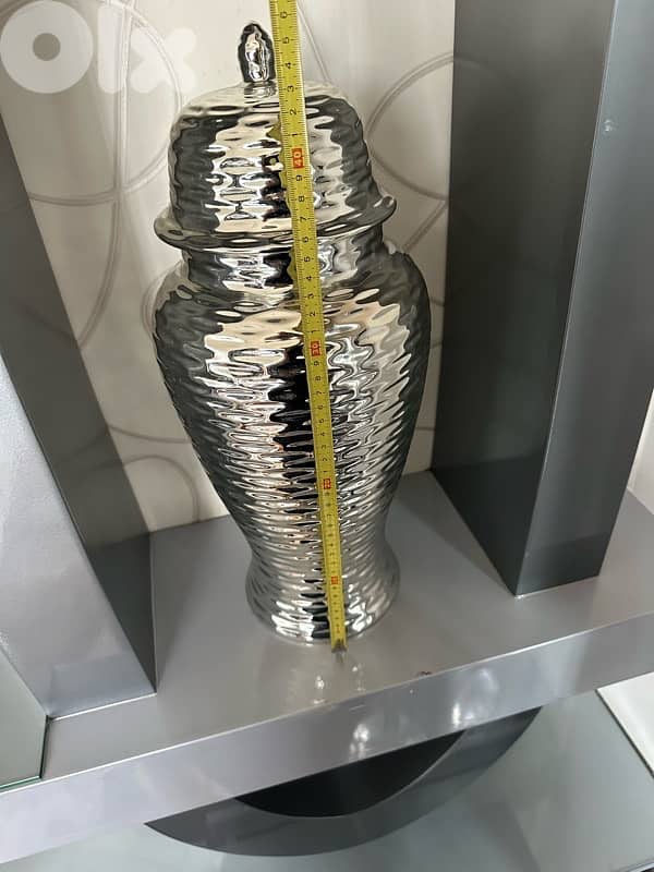vase porcelain silver 1