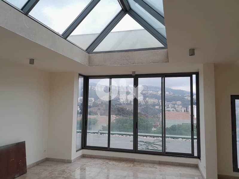 Sea and Mountain view Duplex Apartment For Sale In Rabieh | 4 parkings 0