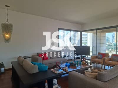 L19222 -  Apartment with Sea View For Rent in Clemenceau, Ras Beirut