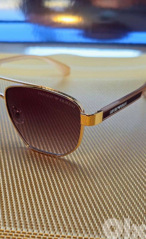 Emporio Armani Luxury Gold Sunglasses 0