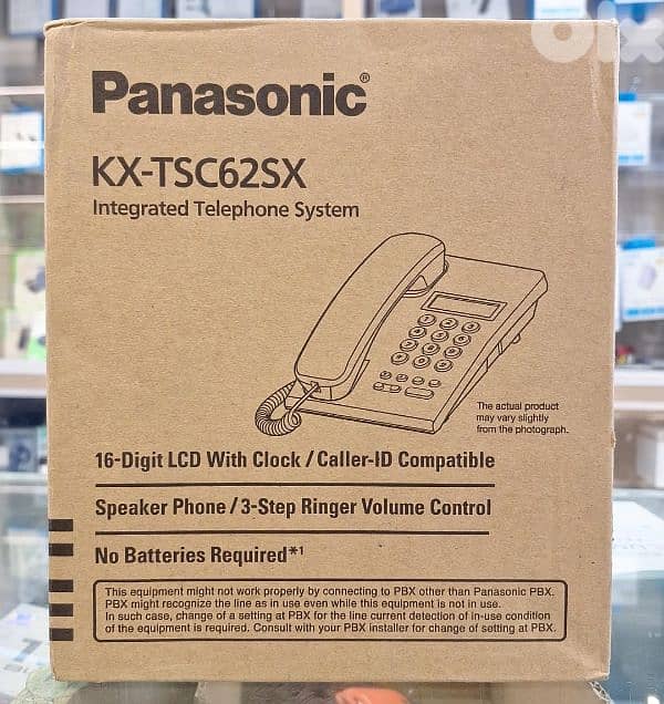 PANASONIC INTEGRATED TELEPHONE SYSTEM KX-TSC62SX 0