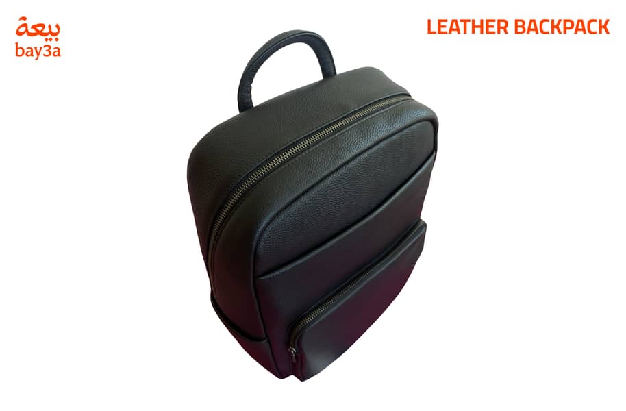 Leather Backpack 1