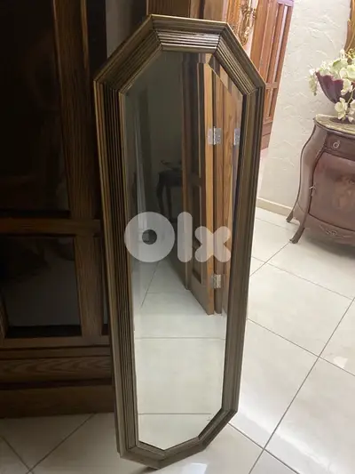 wooden mirror