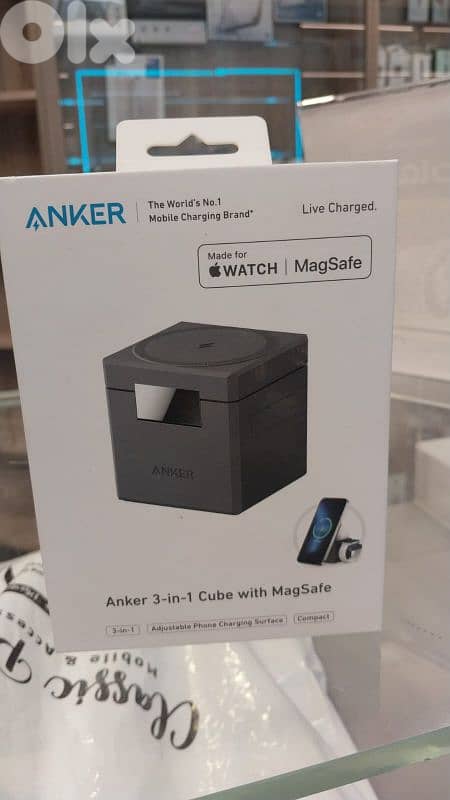 Anker 3 in 1 cube with magsafe seires 0