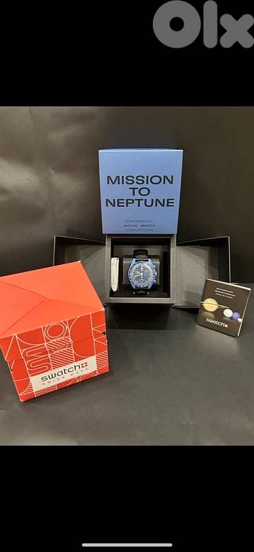 Swatch x Omega Bioceramic Moonswatch Mission to neptune 0