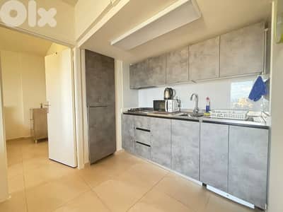 Tabarja | Charming Gem | Furnished 50m² 1-Bedroom Apt | Open Sea View
