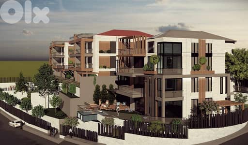 Apartment for sale in Baabdat/ Roof/ Terrace