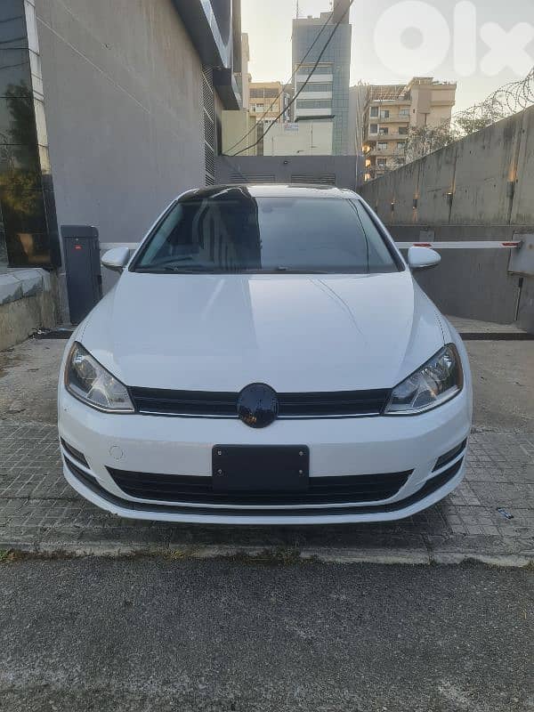 VOLKSWAGEN GOLF 1.8 TSI MODEL 2017 WHITE 0