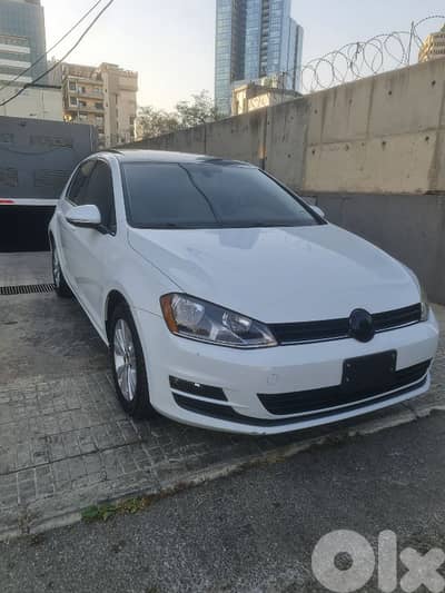 VOLKSWAGEN GOLF 1.8 TSI MODEL 2017 WHITE