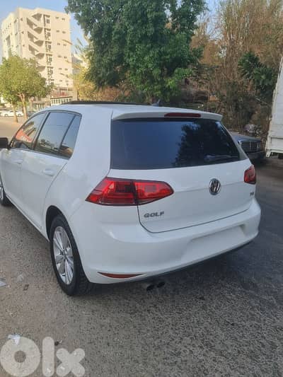 VOLKSWAGEN GOLF 1.8 TSI MODEL 2017 WHITE