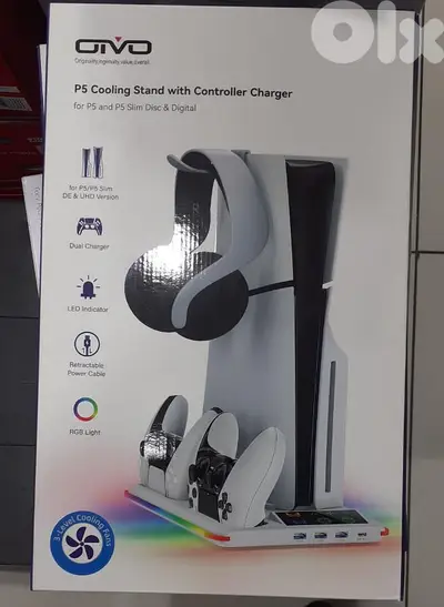 Oivo ps5 cooling stand with rgb