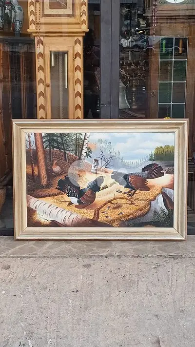 لوحة رسم زيتي اوروبية
