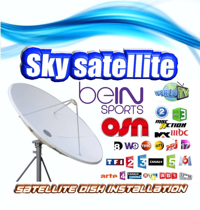 SATELLITE DISH & RECEIVERS SKY-SAT EU-R 98F1 1
