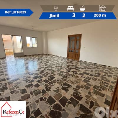 Apartment with view in Jbeil شقة مطلة في جبيل