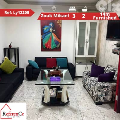Furnished apartment in Zouk Mikael شقة مفروشة في زوق مكايل
