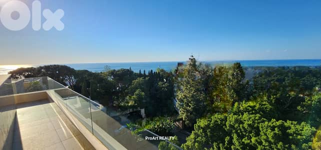 Apartment for sale in Rabieh/ Duplex/ Amazing view/ Core & Shell