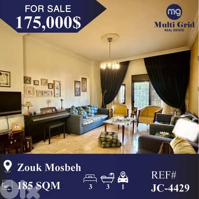 JC-4429 / Apartment for Sale in Zouk Mosbeh , شقة للبيع في زوق مصبح