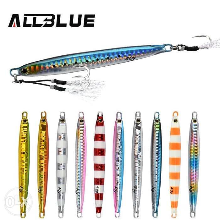 Fishing Allblue metal jigs starting 2.5$ 7