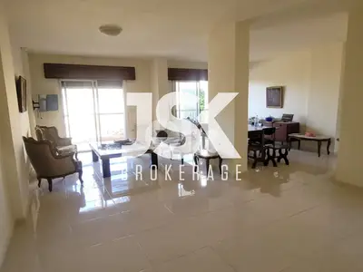 L19247 - 3-Bedroom Furnished Apartment For Sale in Rayfoun