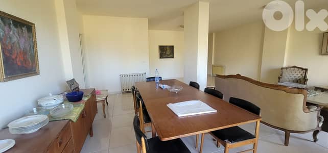 L19247 - 3-Bedroom Furnished Apartment For Sale in Rayfoun
