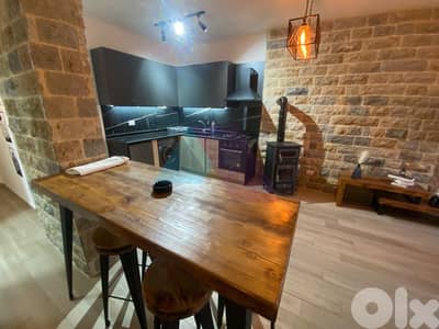 1bedroom Furnished Chalet+mountain view 4sale in Faraya-شاليه في فاريا