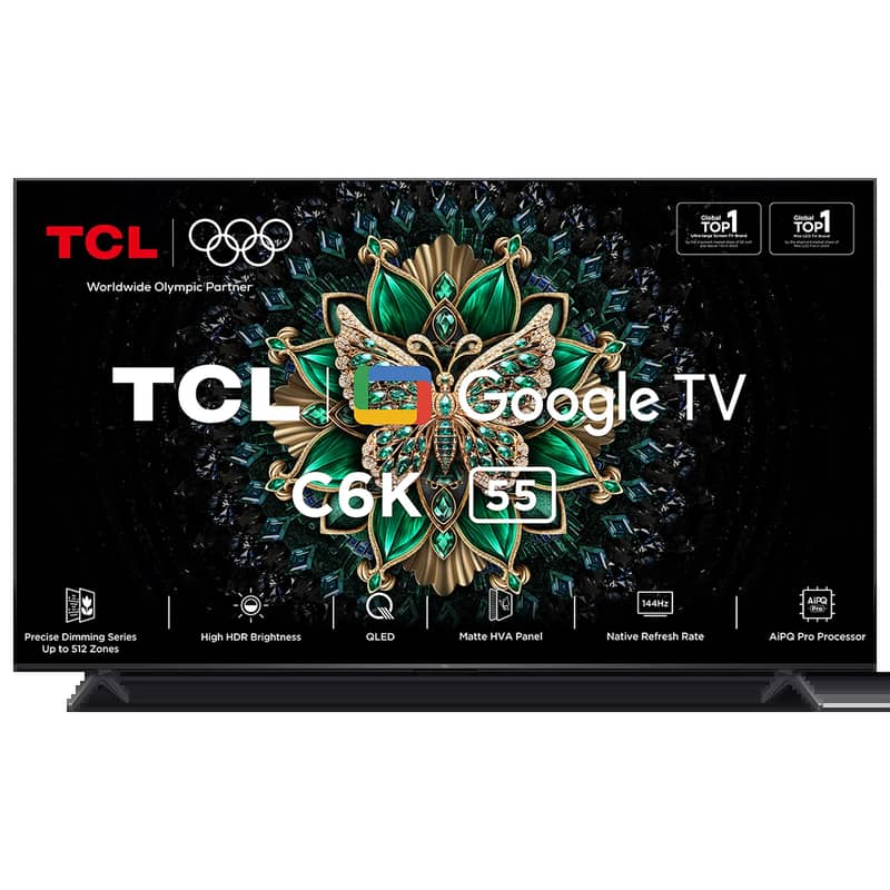 TCL C6K 55” 65” 75” 85” 98” 240Hz QD-MiniLED + free wall bracket 0