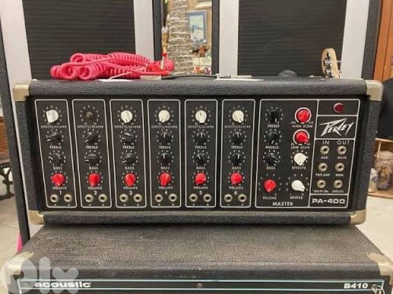 peavey ampli system reverb mic 1