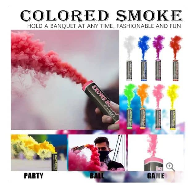 party colorful smoke 0