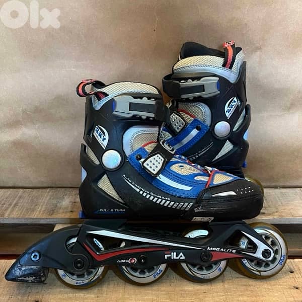 Fila Kids Blue Roller Skate (32-35) -Patin 0