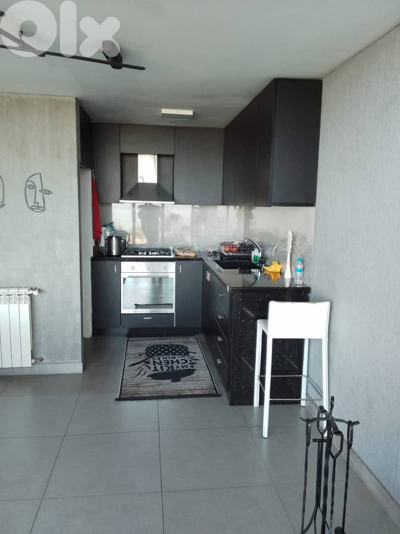 132 sqm + 300 sqm Terrace luxurious Chalet for sale in Tilal Faqra 7