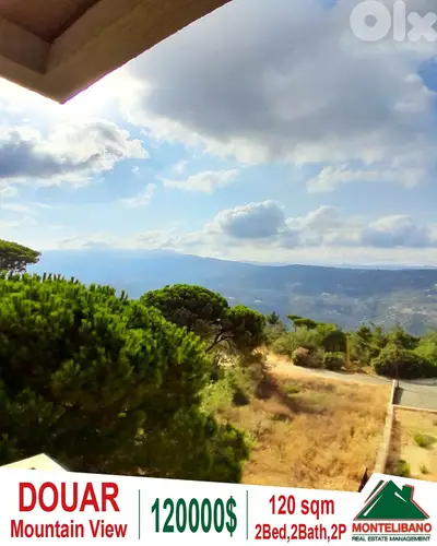 Fully Furnished 120 sqm Apartment For Sale in Douar (دوار)+ View