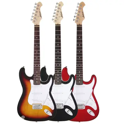 Aria STG-003 SSS Stratocaster Electric Guitar (Multiple Colors)