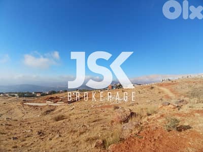 L19260 - 6,000 SQM Land With A Beautiful View For Sale in Zaarour