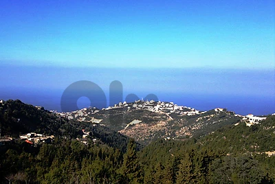 850 SQM Land in Kfour, Keserwan with Open Sea & Greenery View