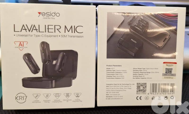 YESIDO LAVALIER MIC UNIVERSAL FOR TYPE-C 0