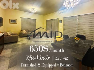 Kfarehbeb | Fully Furnished/Equipped/Decorated 125m² Apartment