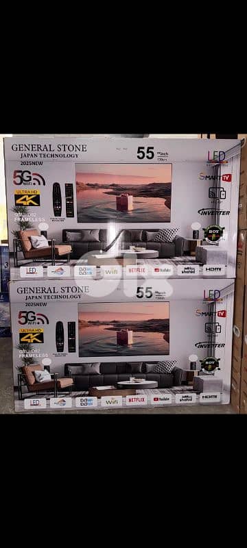 tv 55 inch smart 4k 0