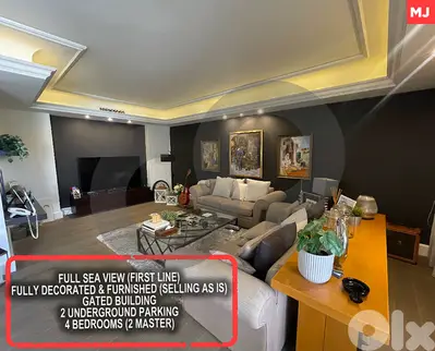 Prime Sea-View Apartment in Manara/المنارة REF#MJ126470
