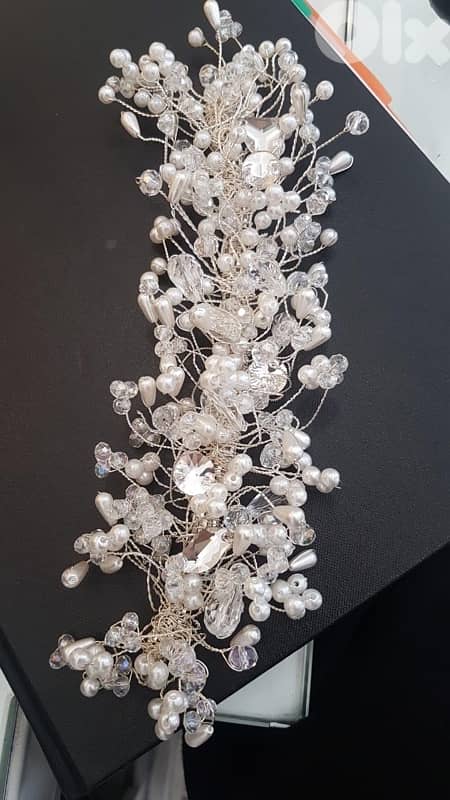 Maison Lesley Pearl Bridal Headpiece – Elegant & Timeless 0