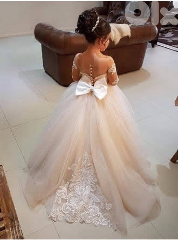 Custom Flower Girl Dress – Matches Maison Lesley Bridal Gown 0
